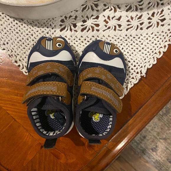 Toddler BubbleGummers (Brown and Navy Blue) Fish - Picture 6 of 9